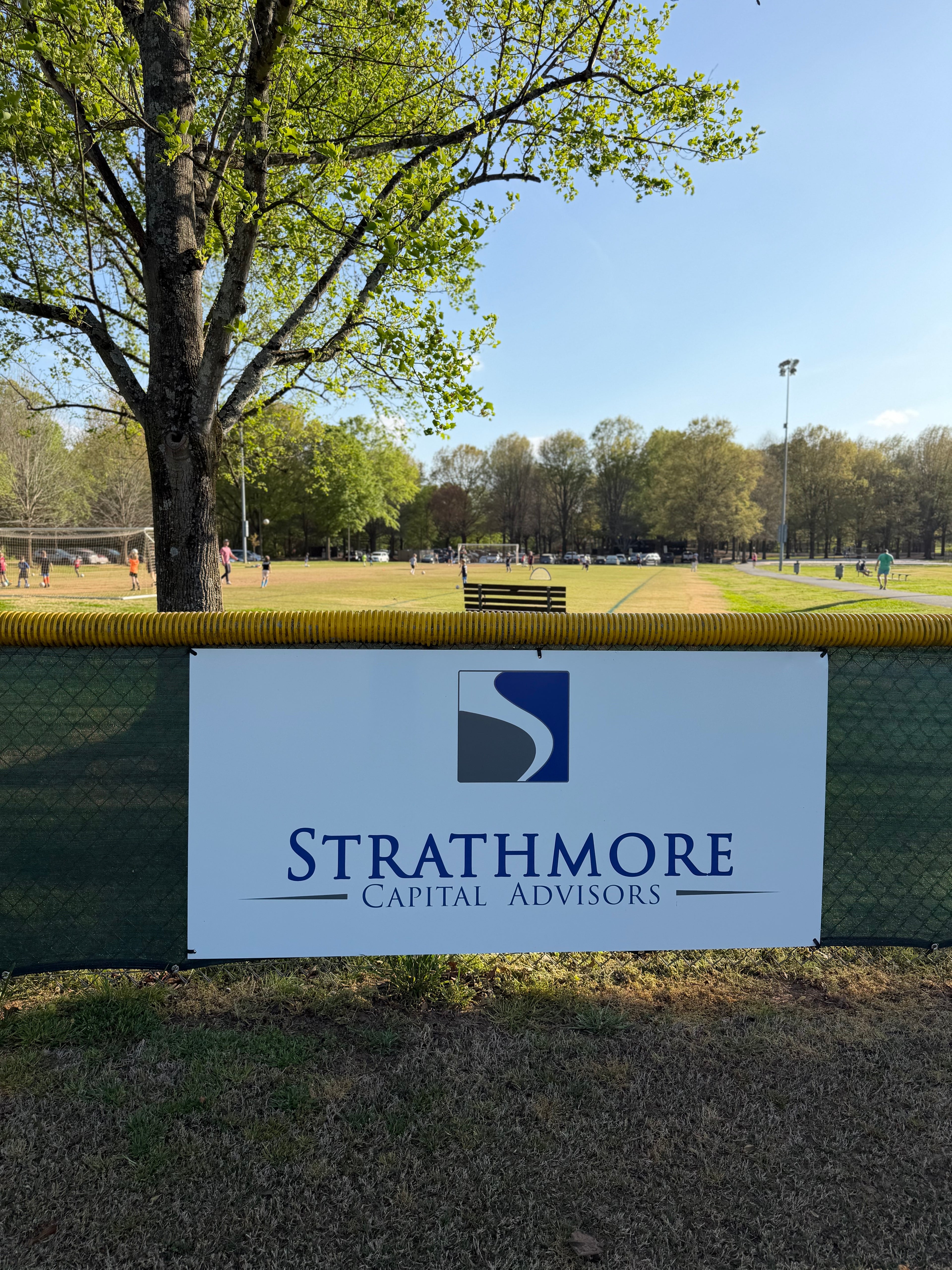 Freedom Park Outfield Advertising